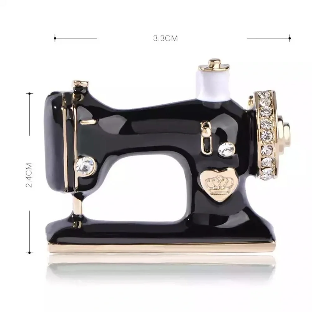VQ Sewing Machine Brooch